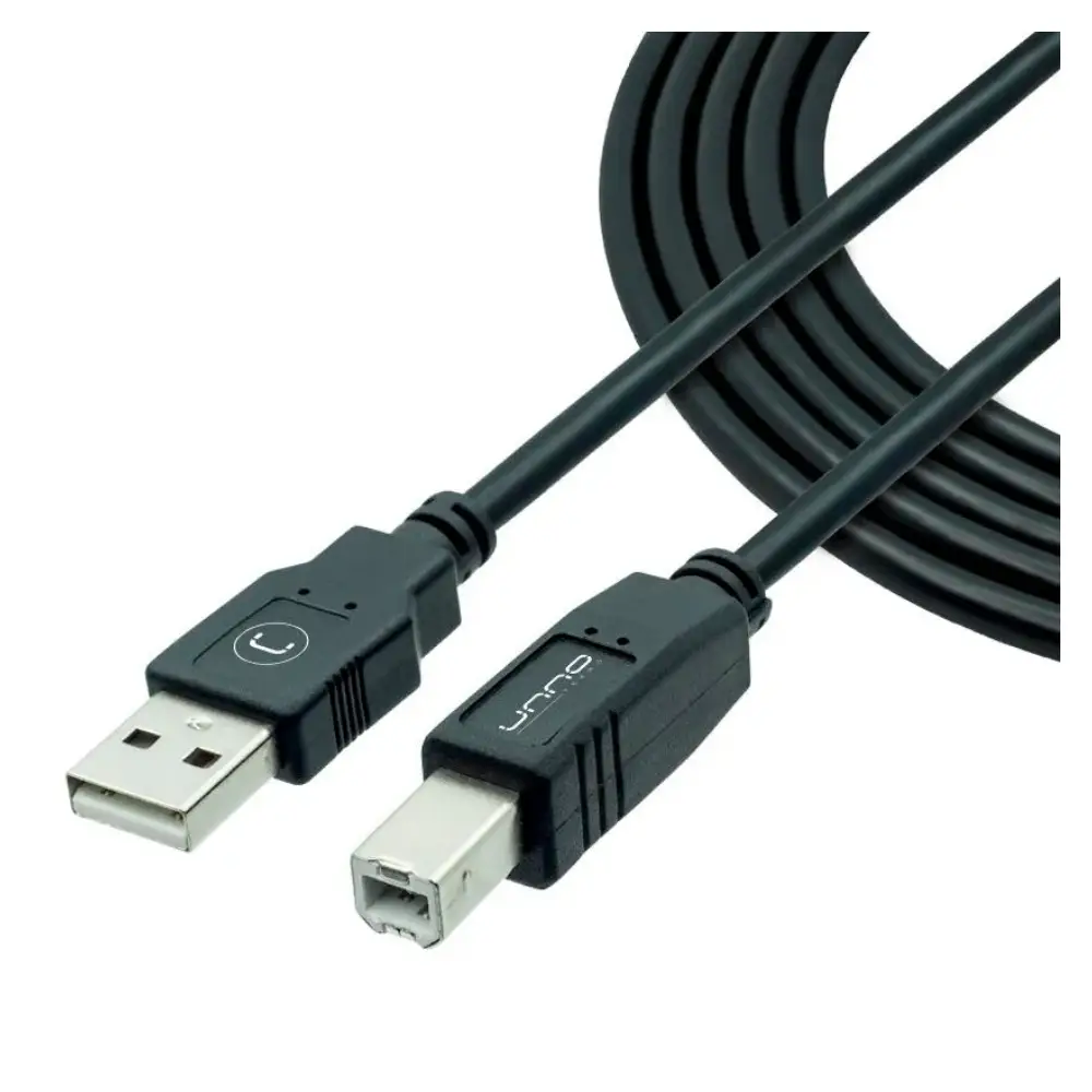 [728662221853] Cable USB Para Impresora Unno 1.8mts. CB4006BK