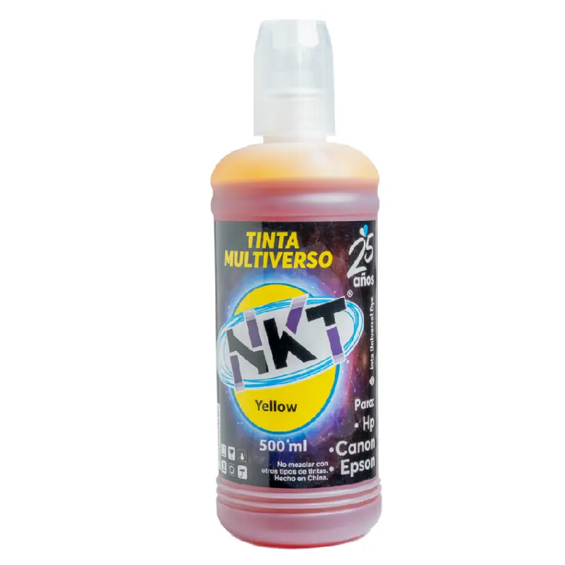 [7401103300708] Tinta Compatible 500ML Amarillo