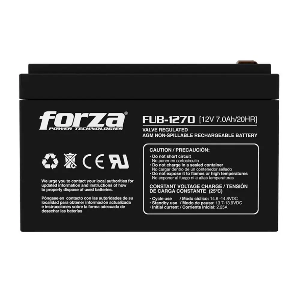 [798302201163] Bateria para UPS Forza FUB-1270 12V 7.0 Ah