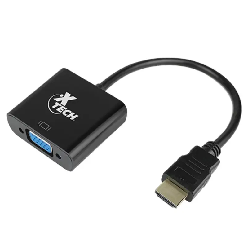 Adaptador de video HDMI macho a VGA hembra XTECH XTC-363