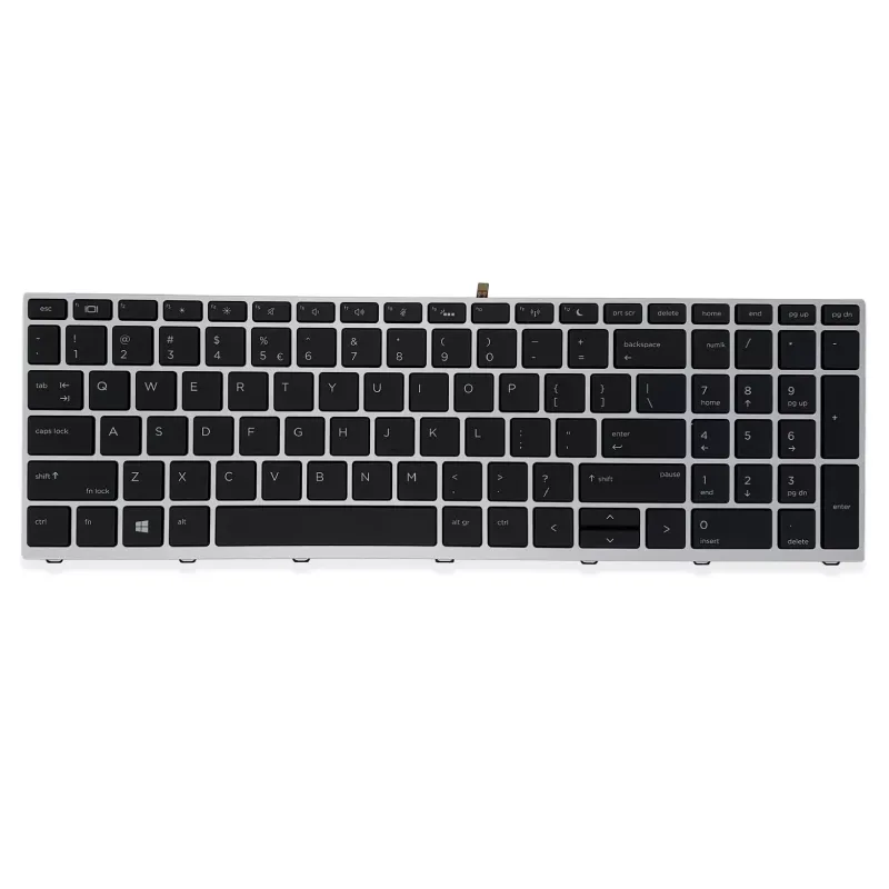 Teclado para Laptop HP PROBOOK 450 G5,455 G5,470 G5, Negro, Ingles C/marco Retroiluminado