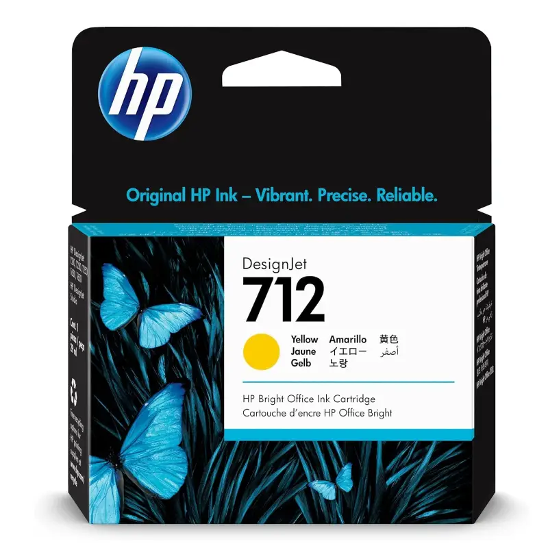 Cartucho Original HP 712 3ED69A Amarillo