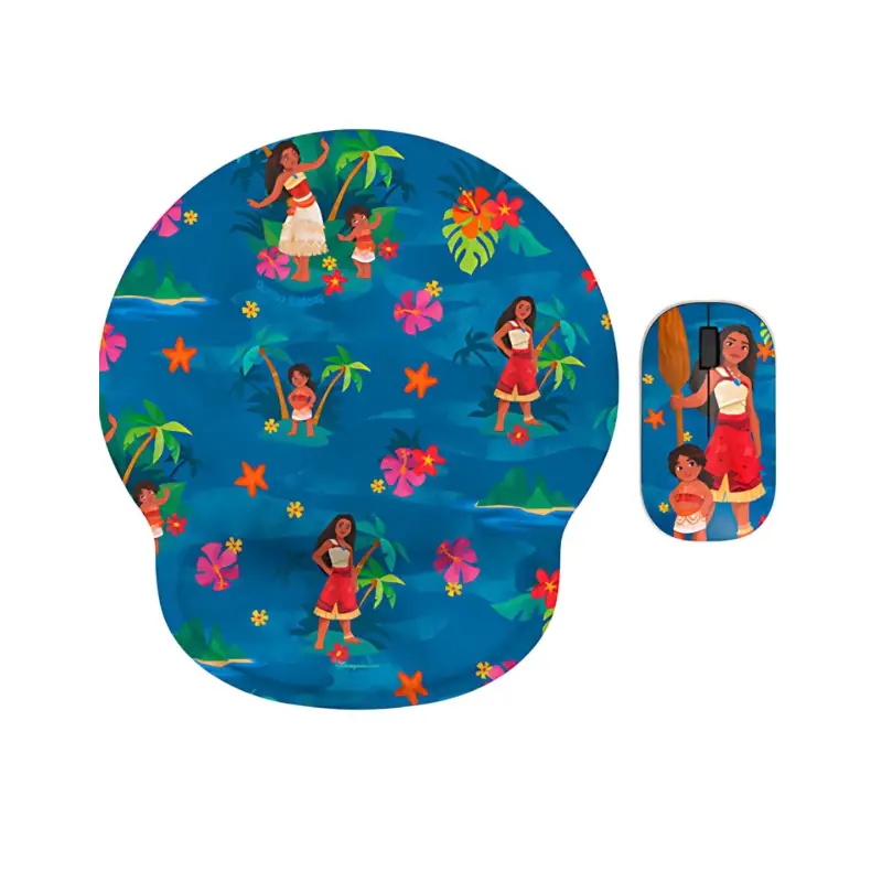 Mouse Pad Con Mouse incluido Xtech XTM-DKT3MO Disney Moana