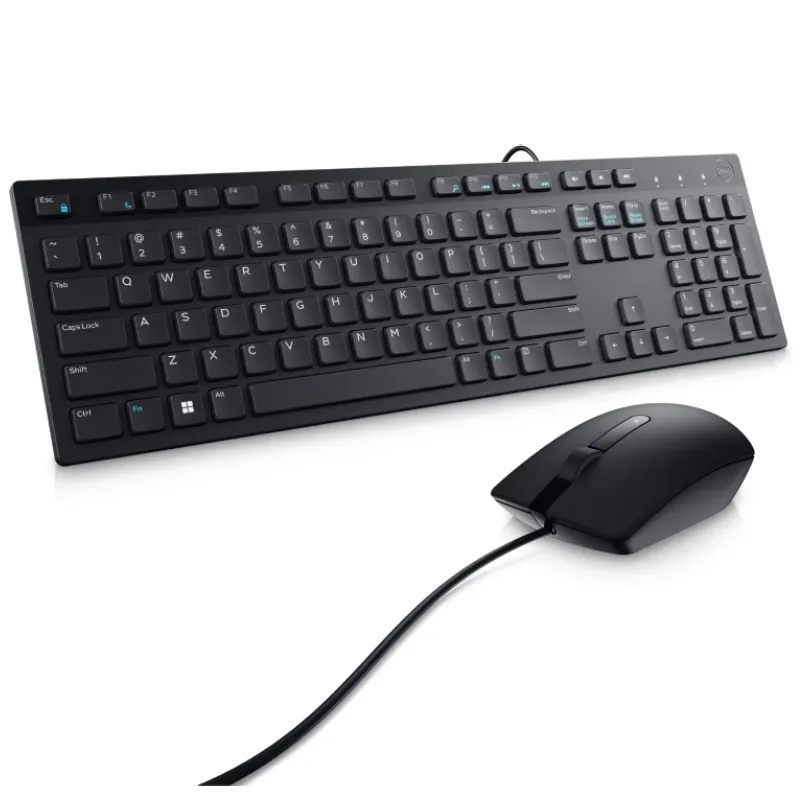 Combo de Teclado y Mouse Alámbrico DELL KM300C USB