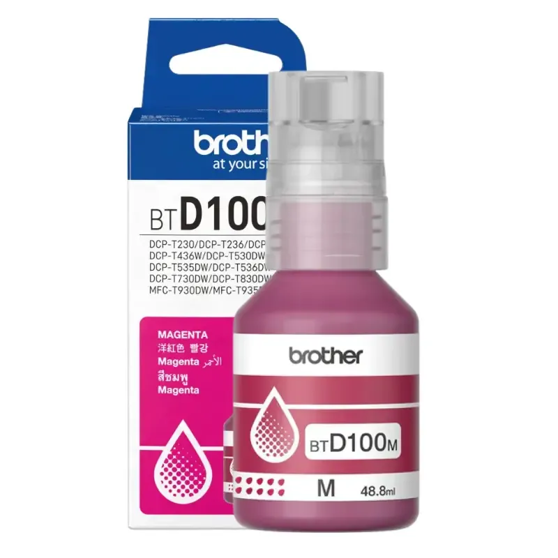 [012502676775] Botella de Tinta Original Brother 1009 BTD100 Magenta
