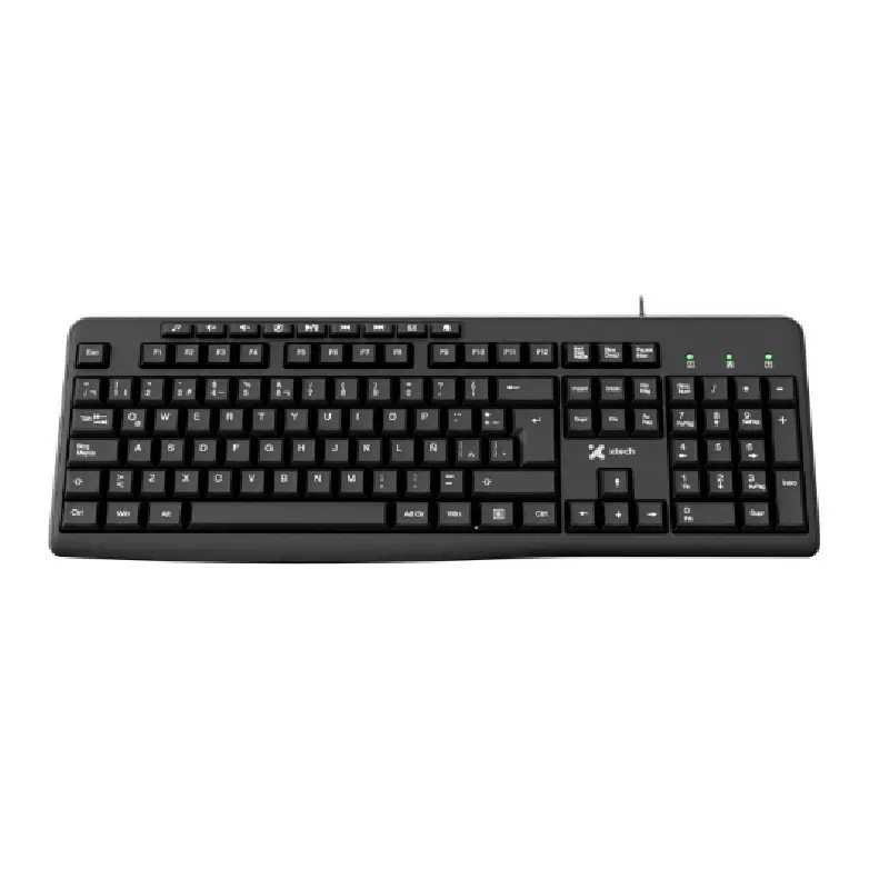 Teclado Alámbrico Multimedia Xtech XTK-140S USB