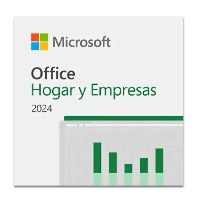 Licencia Microsoft Office Hogar y Empresa 2024 1 Usuario "Licencia Física"
