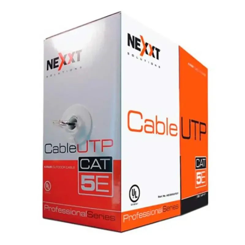 [798302010215C1] Bobina de Cable UTP Cat. 5e Interior NEXXT Color Gris 305mts.