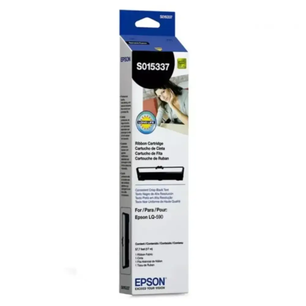 [010343605503] Cinta Original EPSON S015337 para LQ-590