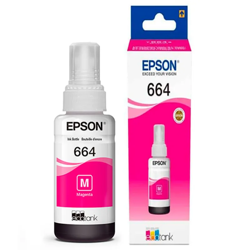 Botella de Tinta Original Epson T664320 Magenta