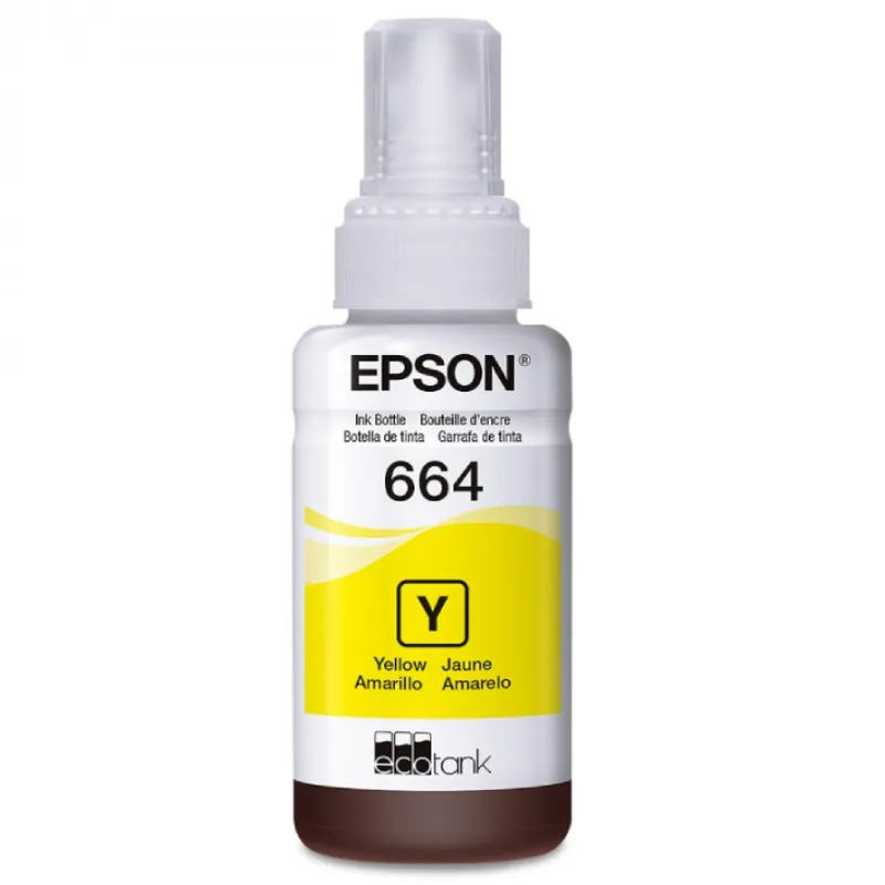 Botella de Tinta Original Epson T664420 Amarillo