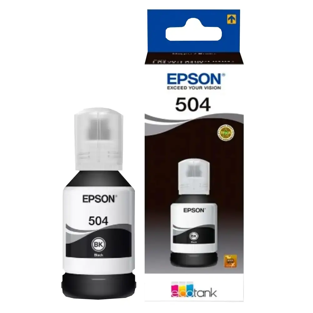 Botella de Tinta Original Epson T504120 Negro