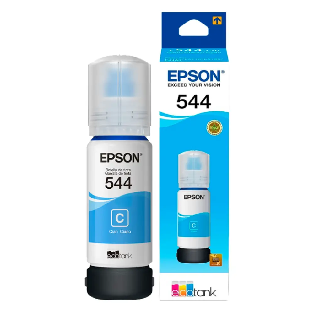 Botella de Tinta Original EPSON T544220 Cian