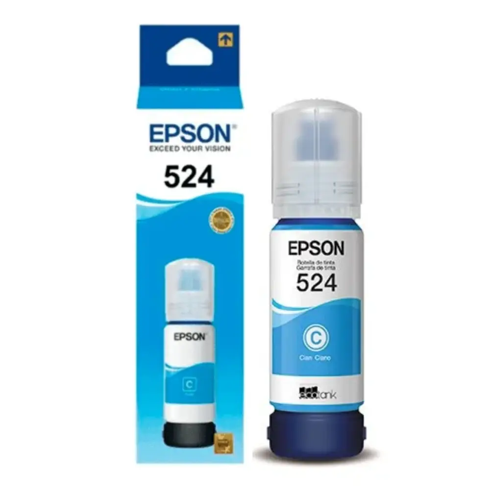 Botella de Tinta Original EPSON T524220 Cian
