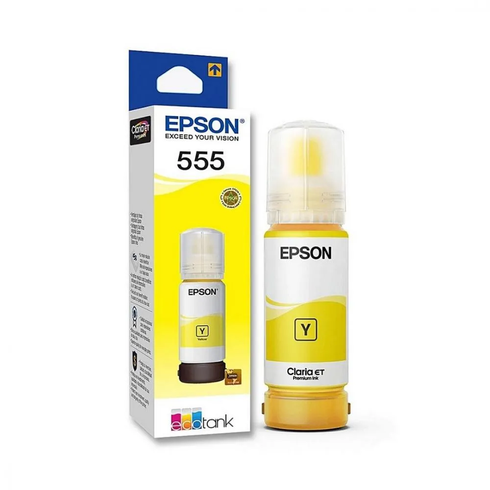 Botella de Tinta Original Epson T555420 Amarillo