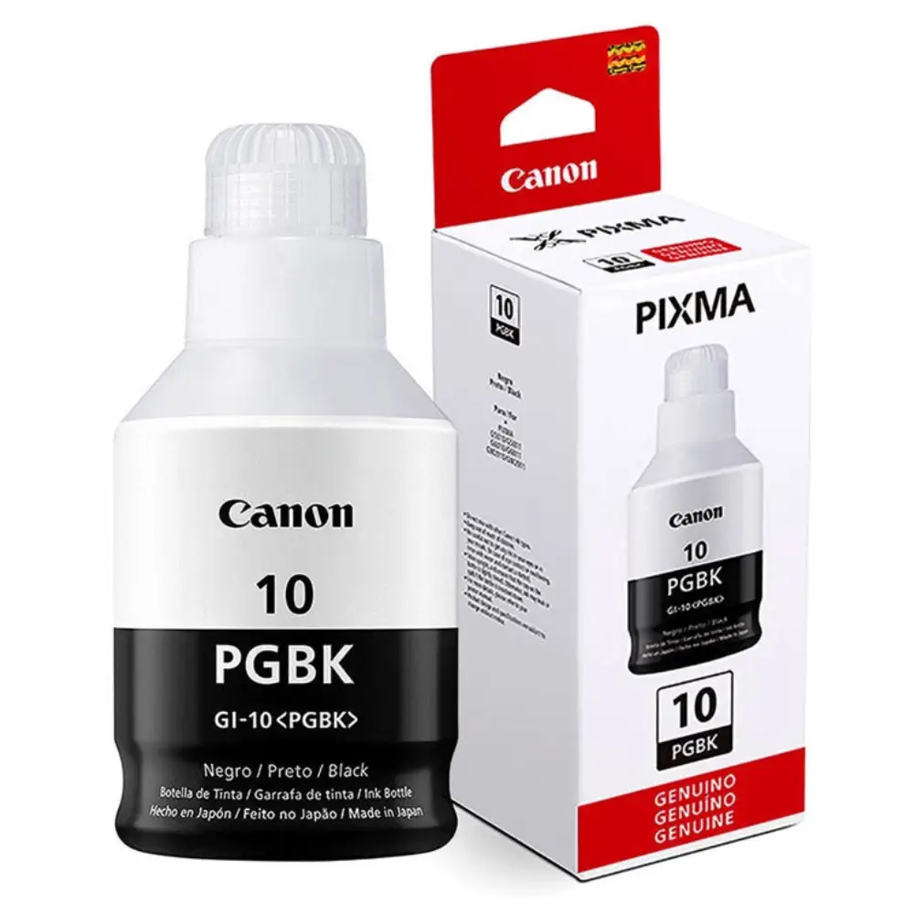 Botella de Tinta Original CANON GI-10 Negro