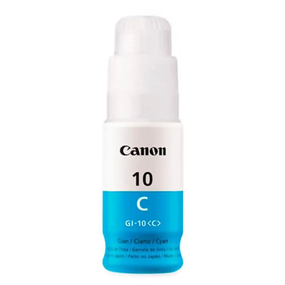 Botella de Tinta Original CANON GI-10 Cian