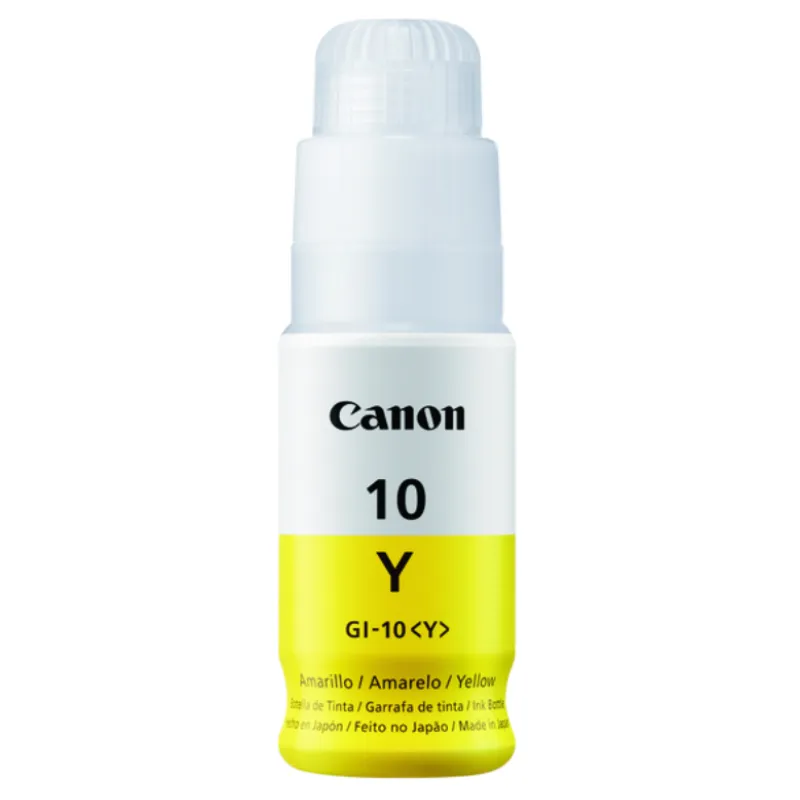Botella de Tinta Original CANON GI-10 Amarillo