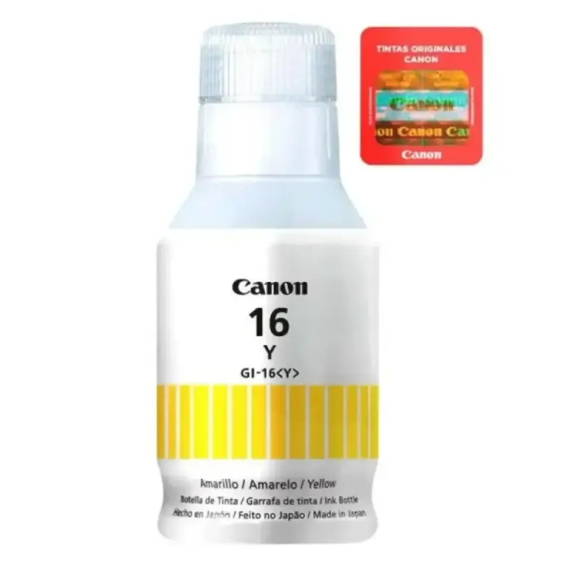 [013803330793] Botella de Tinta Original CANON GI-16 Amarillo