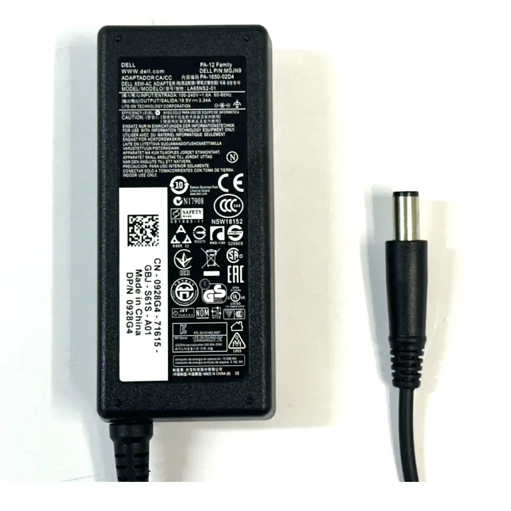 Cargador Orig Dell 19.5V 3.34A (7.4 x 5.0)