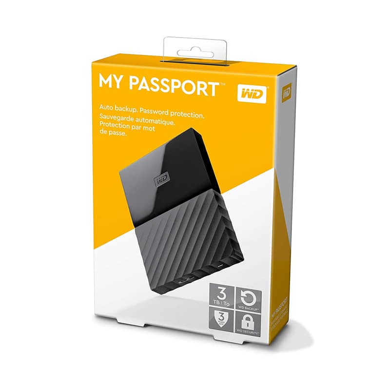 Preceder canal Modernizar Disco Duro Externo WD My Passport 3TB Black USB - Provesersa