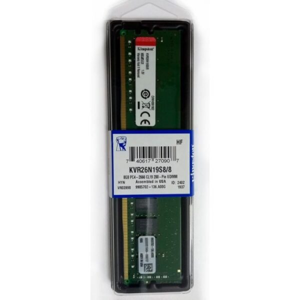 Memoria RAM KINGSTON DDR4 2666Mhz 8GB 1R X 16