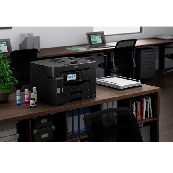 Impresora Multifuncional EPSON L15150 A3, Dúplex, ADF, Wifi, LAN, USB