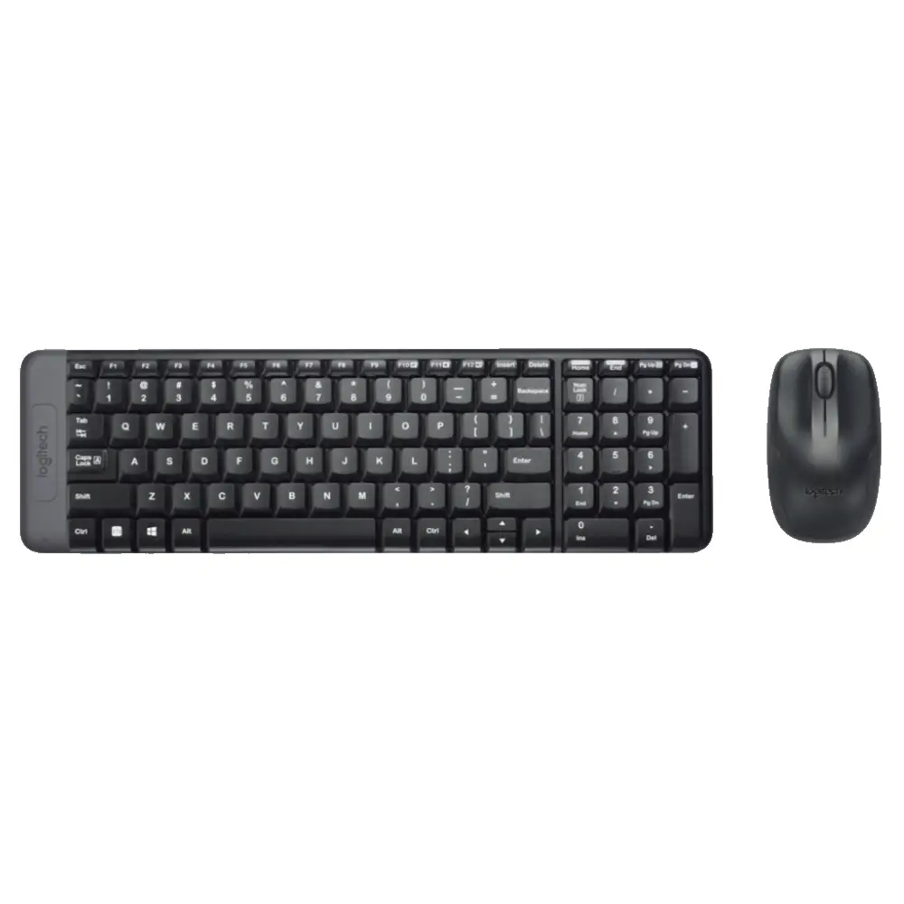 Teclado y mouse Logitech Wireless Combo MK220