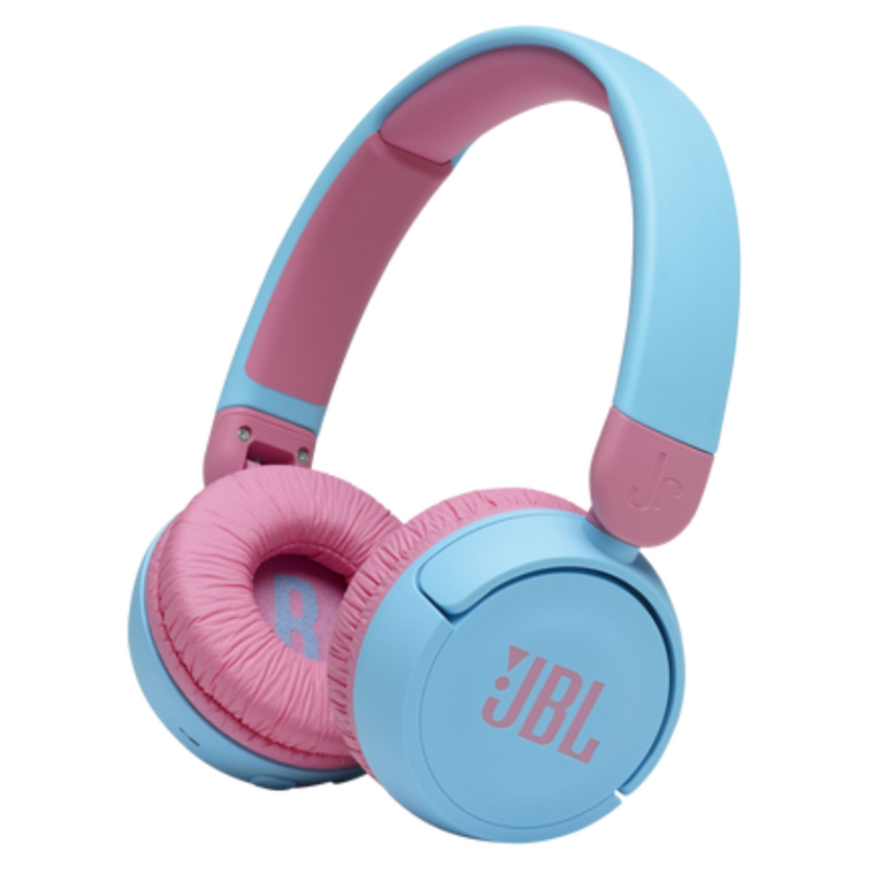 Auriculares JBL JR310BT Inalámbricos Con Bluetooth Para Niños Color  Celeste/Rosado