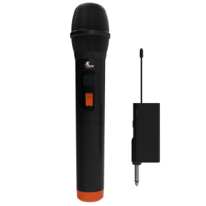 UNIXON | Micrófono inalámbrico de mano UHF con receptor recargable XTS-690