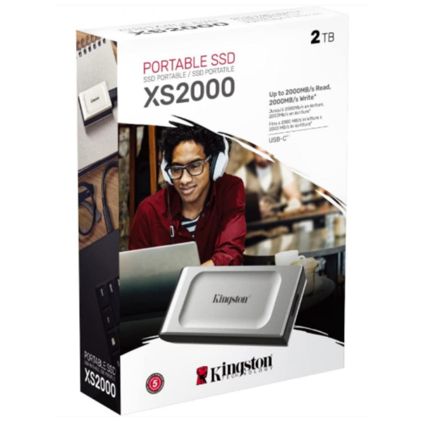 Disco Solido Externo Kingston 2TB USB-C XS2000