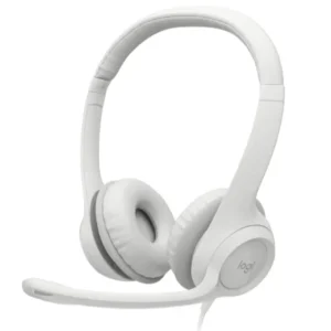 Audífonos Logitech H390 Alámbricos, Color Blanco