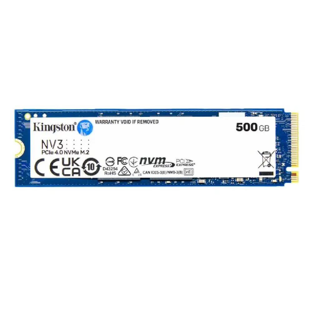 Disco Duro Estado Solido KINGSTON 500GB NV3 M.2 NVme PCIE 4.0