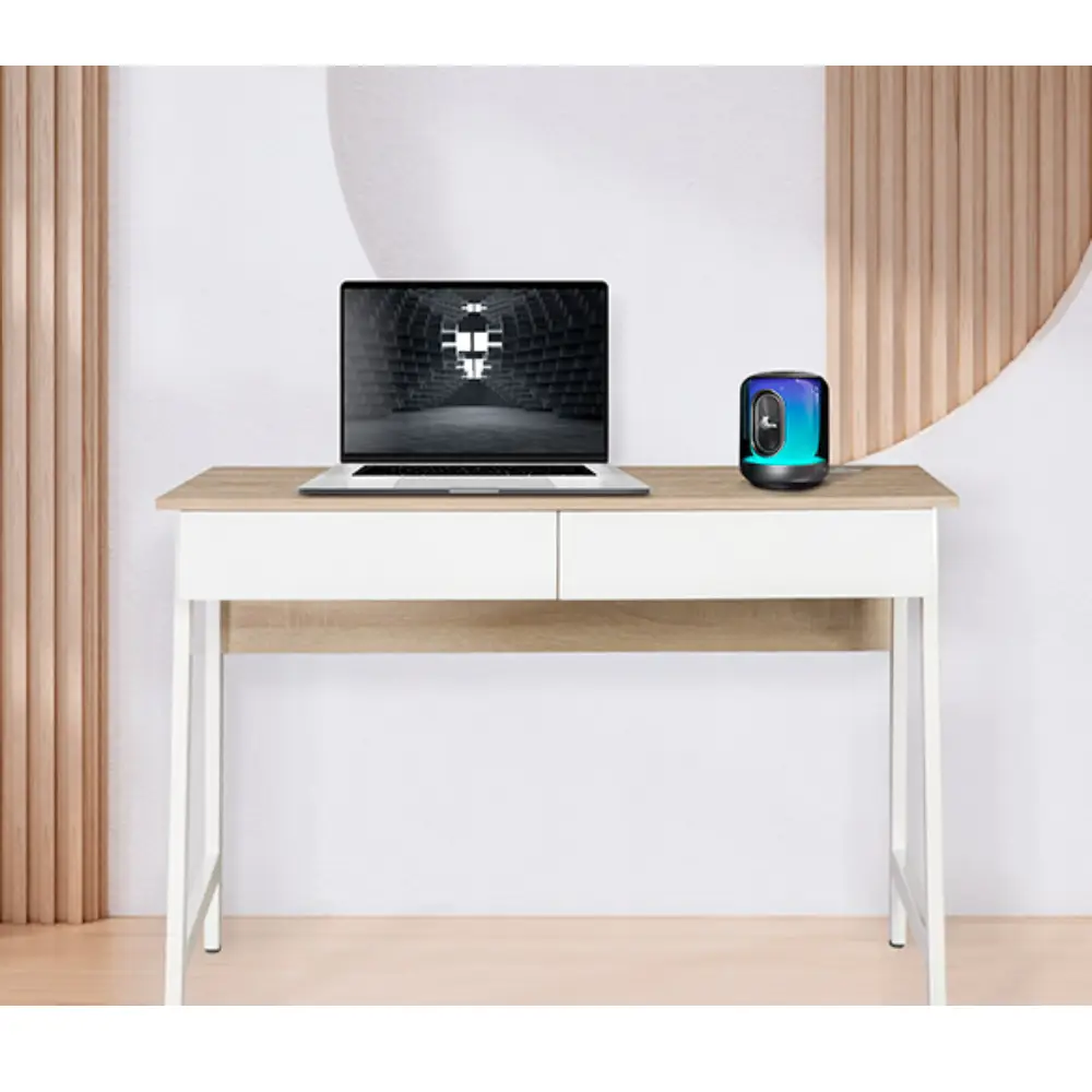 Escritorio para computadora de un nivel con gavetas y puertos USB XTF-CD206 (2)