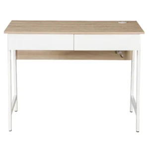 Escritorio para computadora de un nivel con gavetas y puertos USB XTF-CD206 (2)