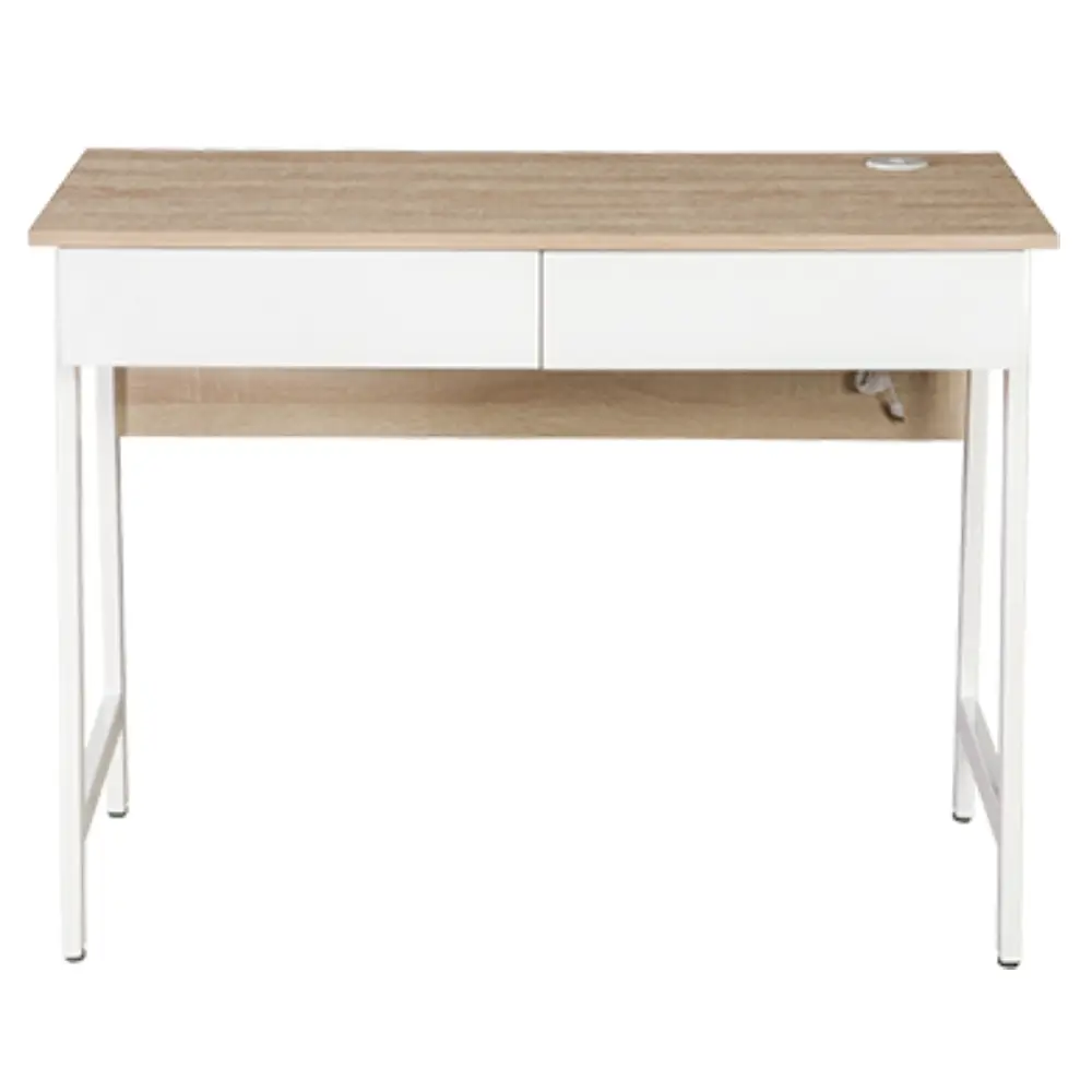 Escritorio para computadora de un nivel con gavetas y puertos USB XTF-CD206 (2)