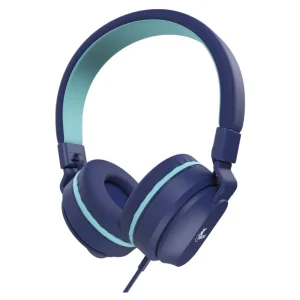 Avid | Auriculares alámbricos para niños con micrófono y tecnología de limitación de volumen XTH-356