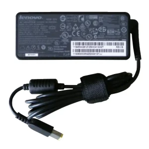 Cargador Lenovo 20V 3.25A 65W Plug Amarillo Rectangular con Pin Central