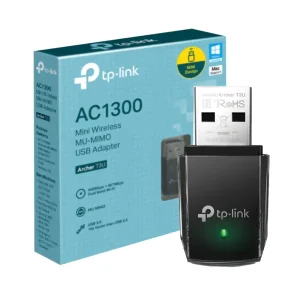 Adaptador de Red Mini Wi-Fi TP-Link T3U USB AC1300 Doble Banda 867Mbps