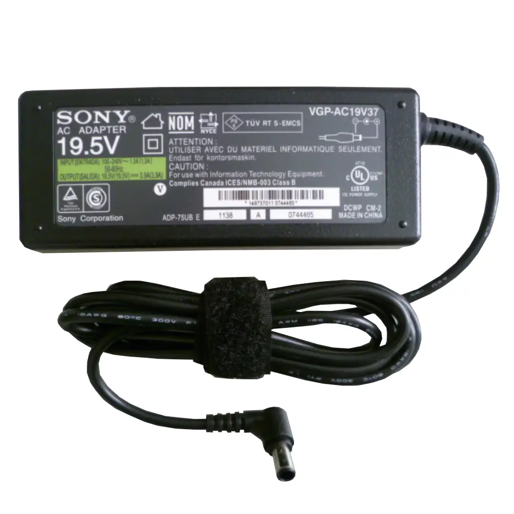 Cargador Original SONY VGP-AC19V20 19.5V 3.9A (6.4_4.4MM)